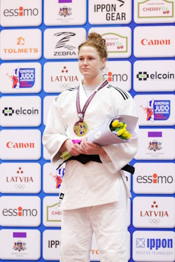 Goud voor Sacha in Riga, Senior European Cup 2024.